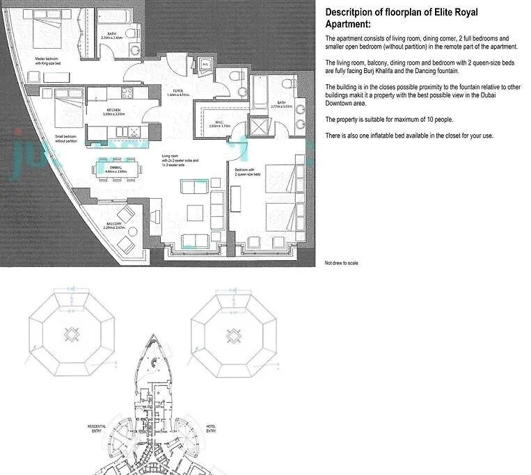 Elite Royal Apartment: Burj Khalifa View Magnate Suite Dubai Apartment